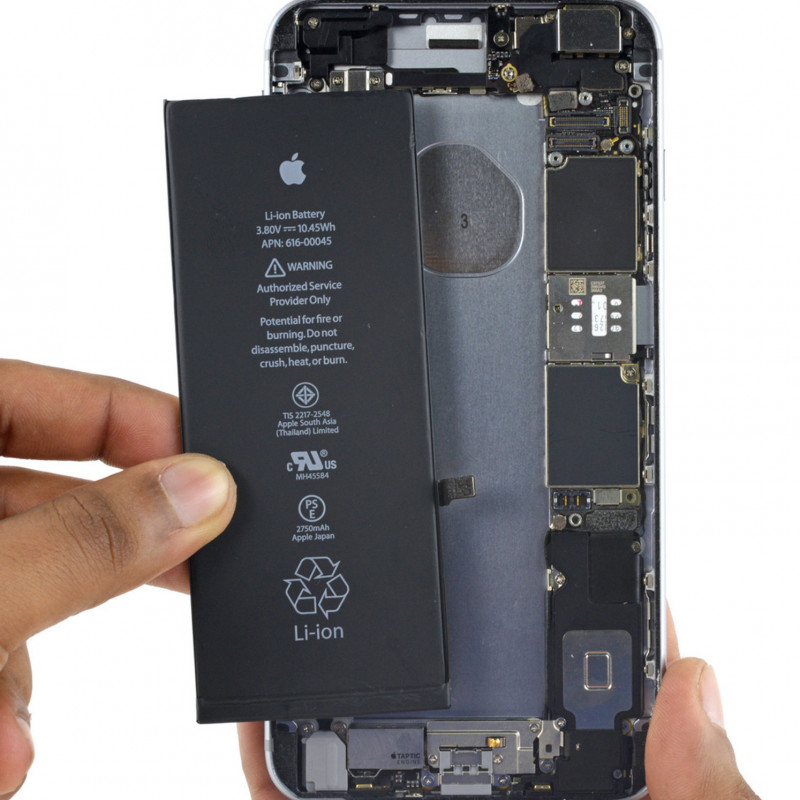 Batterie de remplacement pour iPhone 6s Plus - 2750 mAh - Pièce détachée -  Macway